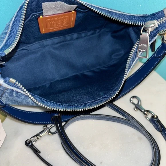 Coach Denim Shoulder Bag - Picture 9 of 9